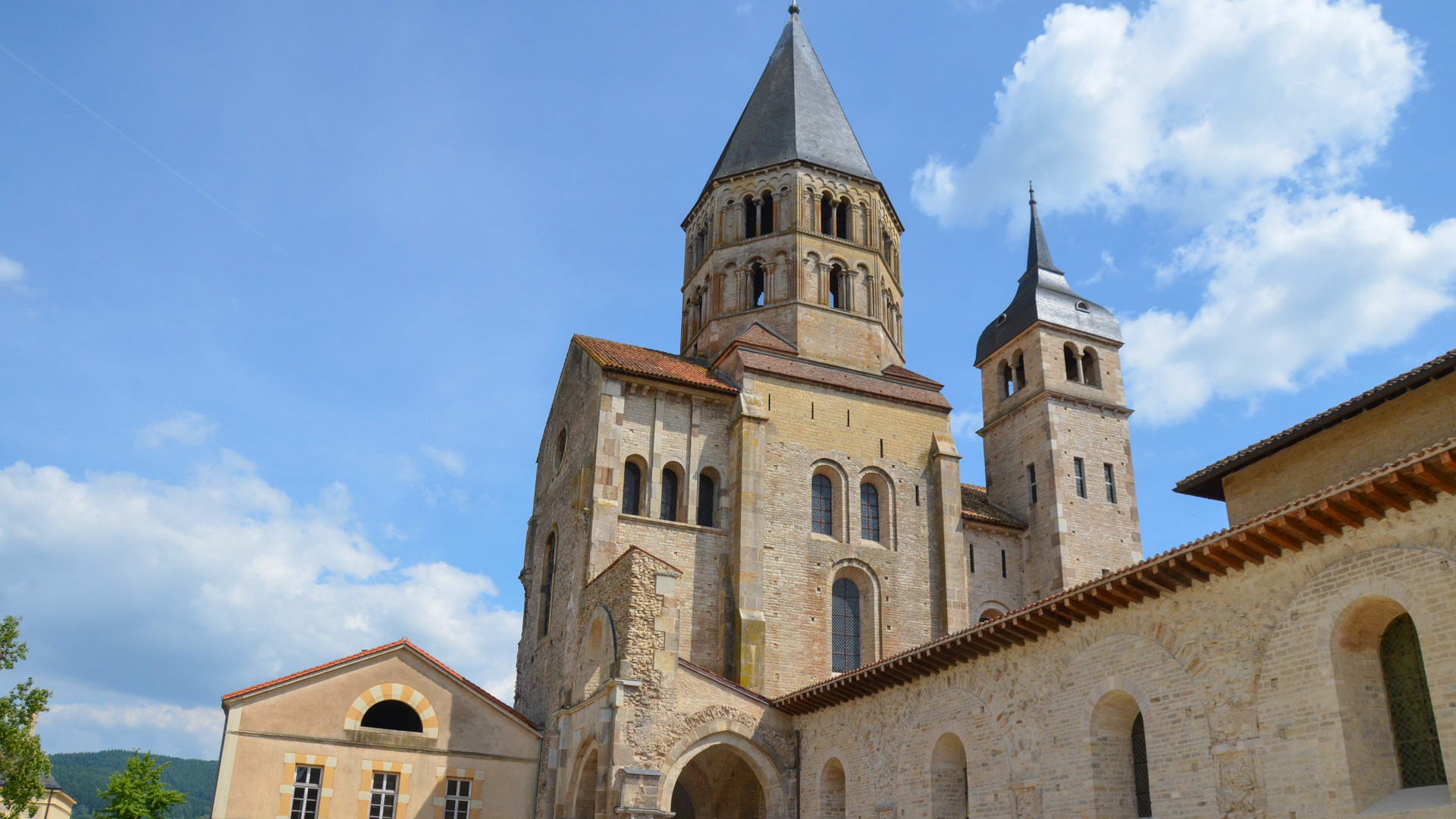 l'abbaye de Cluny en Bourgogne