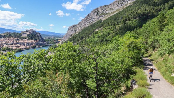 Image : La Durance à vélo
