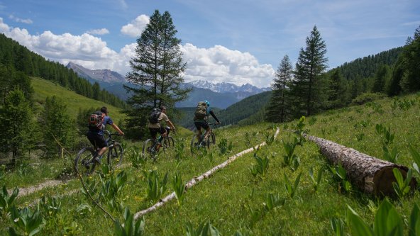 Image : Étincelant Queyras à VTT