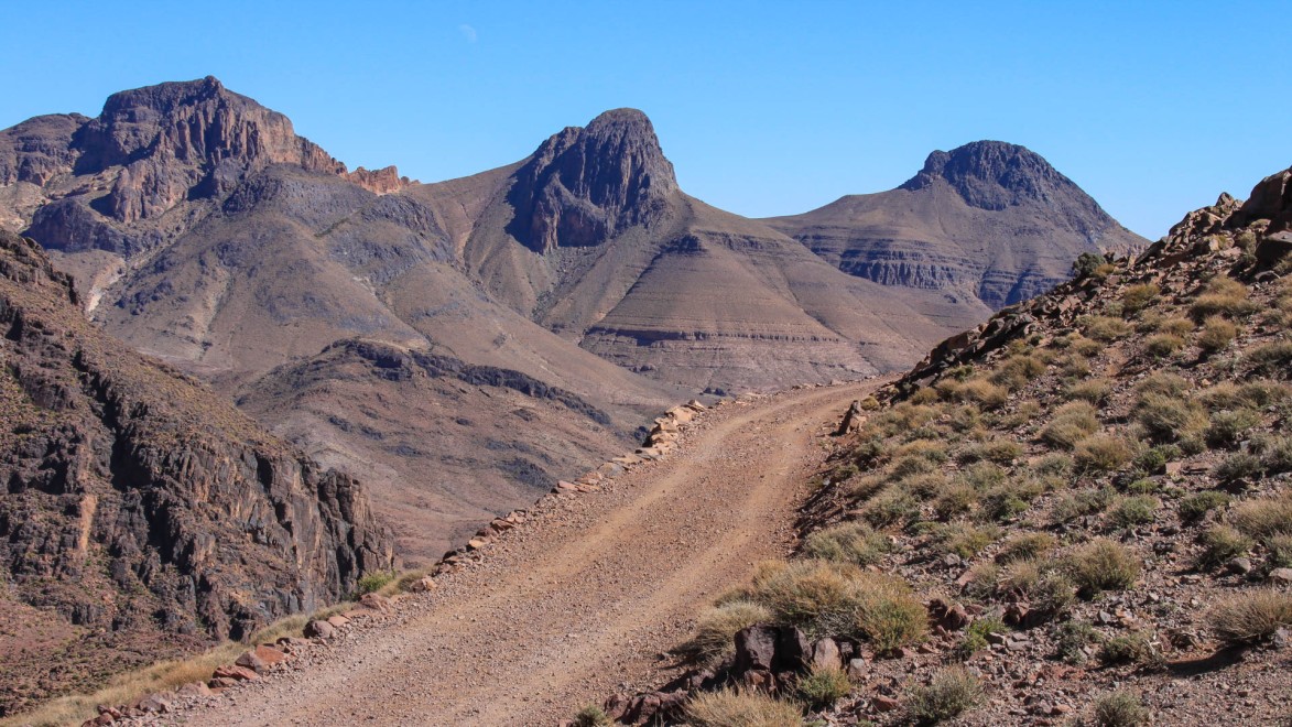 piste qui monte au cœur du Djebel Saghro
