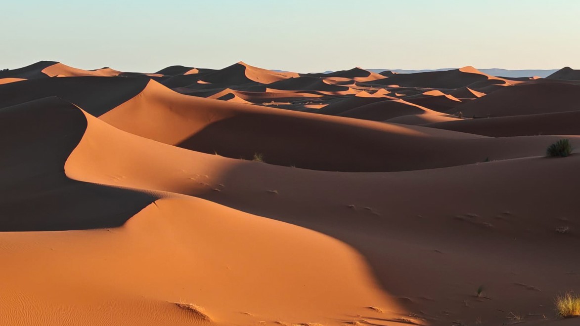 panorama sur les dunes de Chegaga