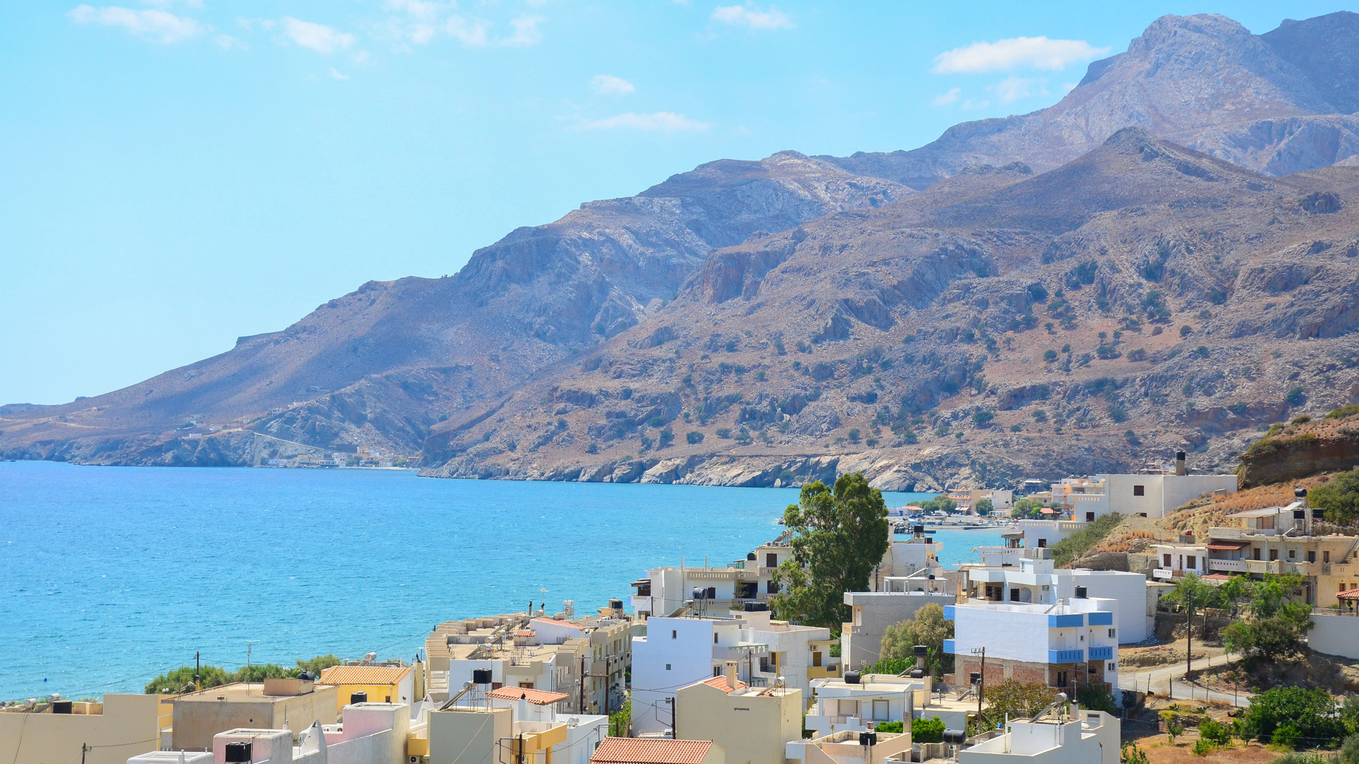 vue sur la baie de Tsoutsouros en Crète
