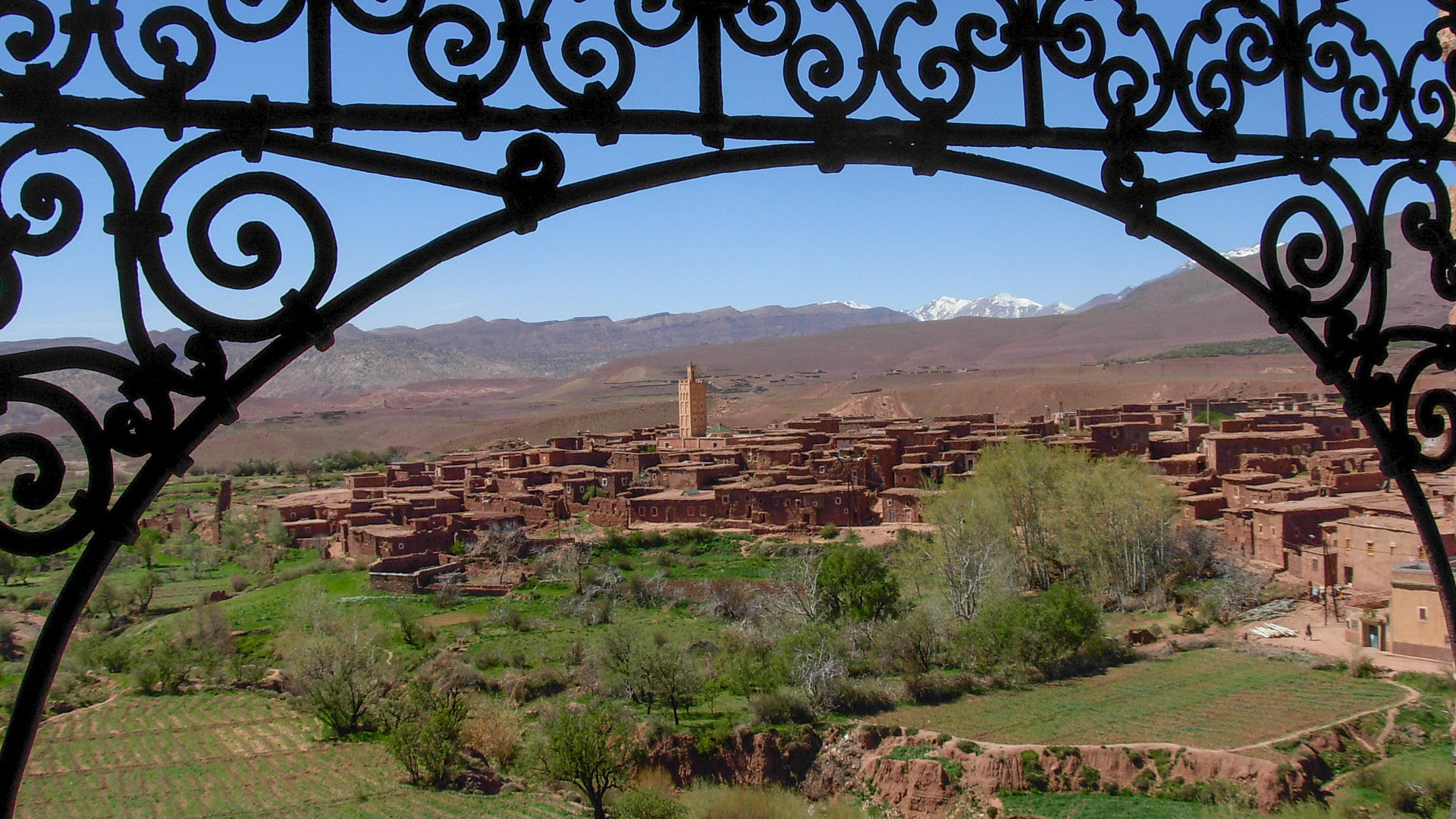 village marocain de Télouet, dans le Haut-Atlas