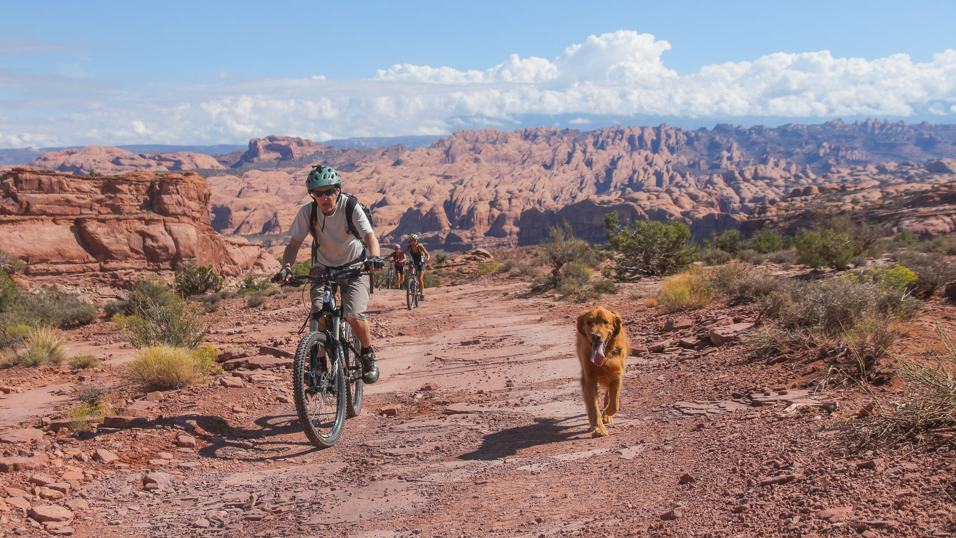 VTT sur le slick rock de Moab