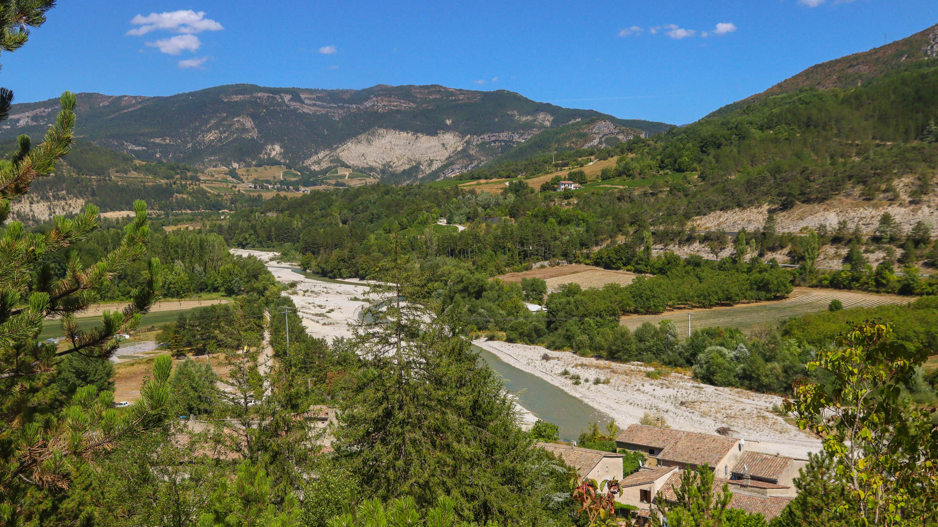 les méandres de la rivière Drôme