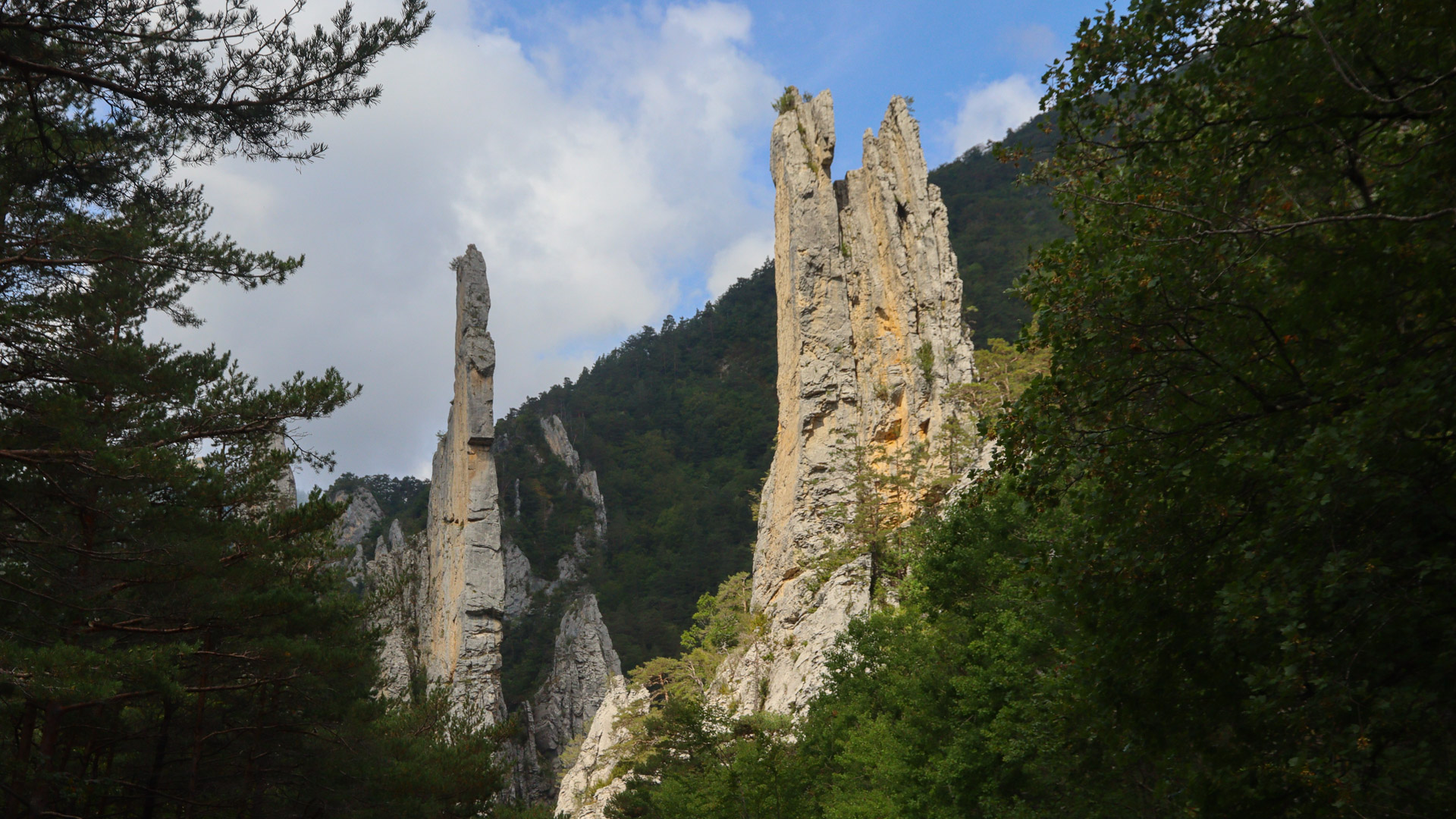 dans les montagnes du Diois, les Sucettes de Borne