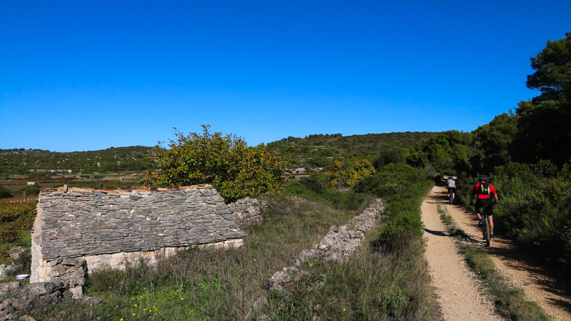 vélo sur les îles en Croatie