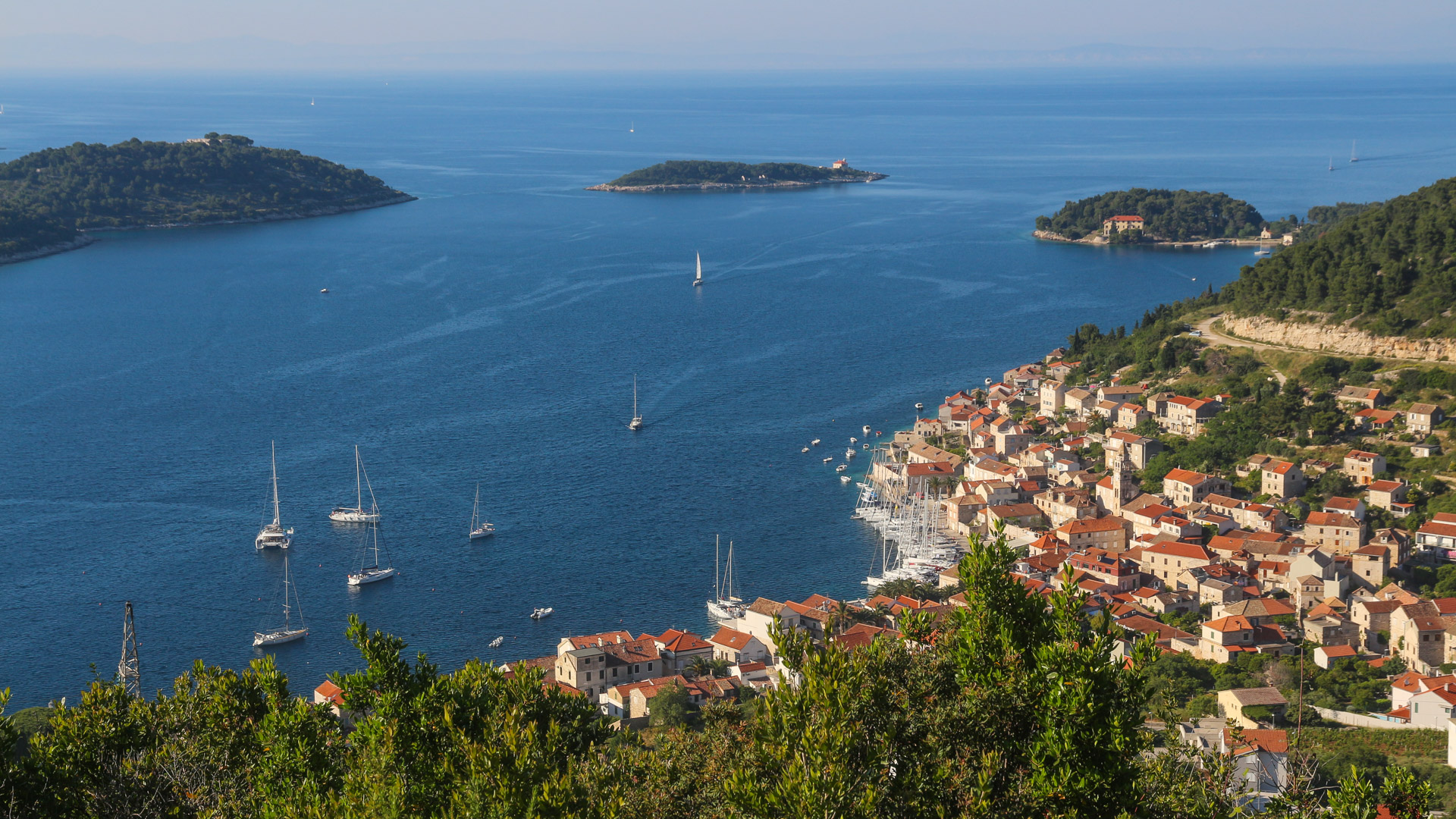 circuit à vélo en Croatie d'îles en îles