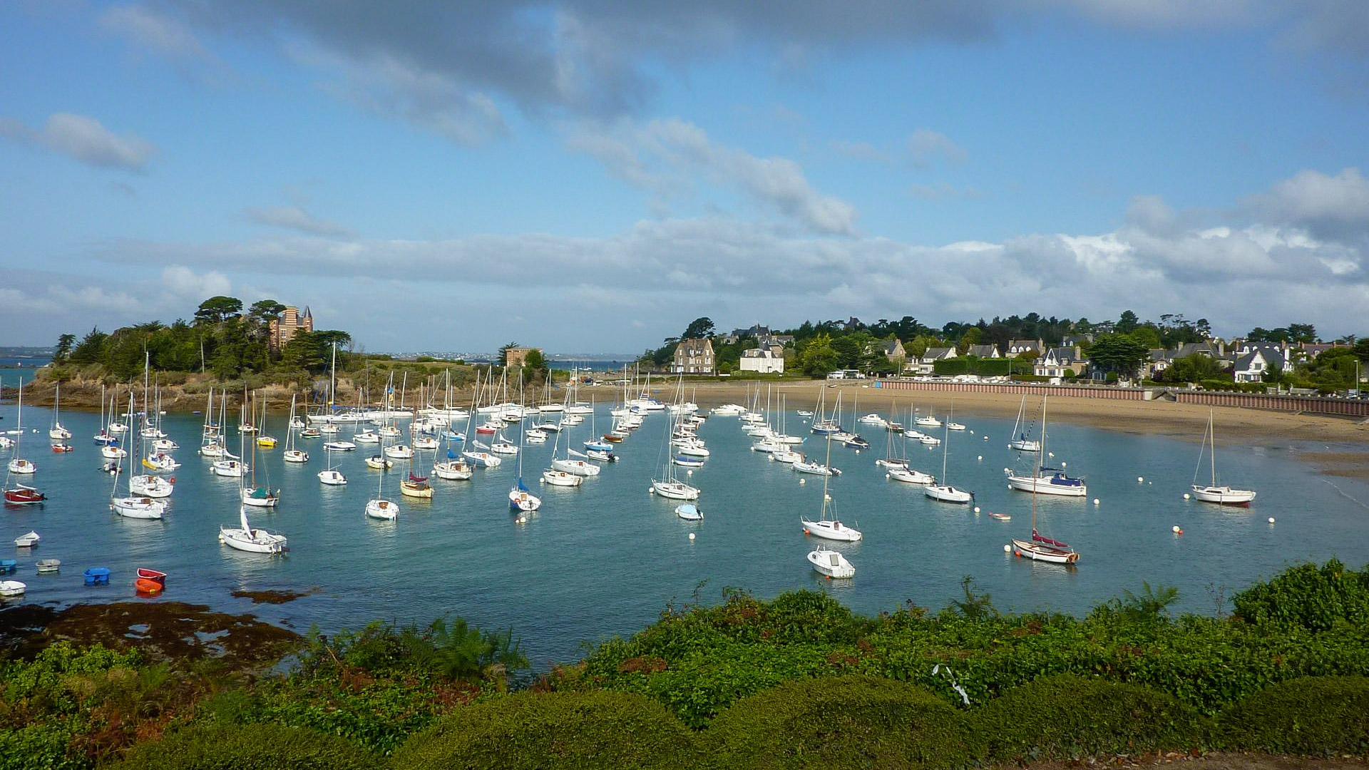 vue sur le port de Saint-Briac-sur-Mer