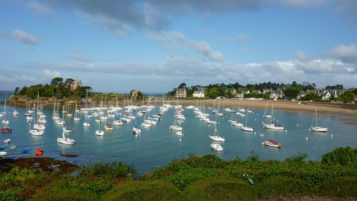 vue sur le port de Saint-Briac-sur-Mer