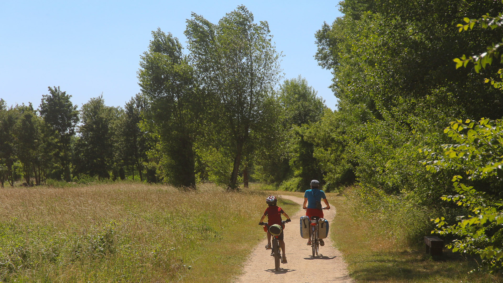 en famille sur la Loire à vélo