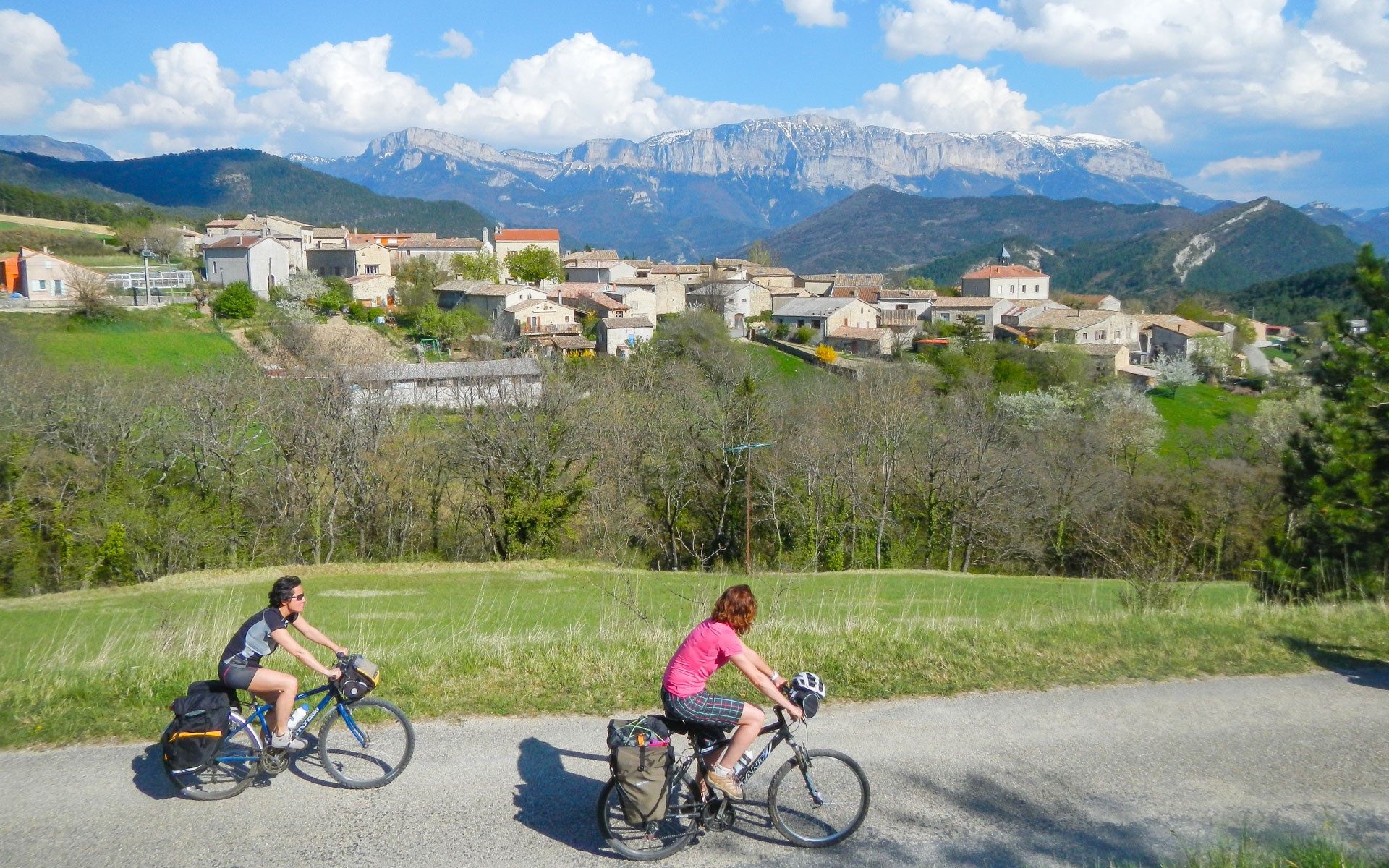 week-end vélo sur les petites routes de la Drôme