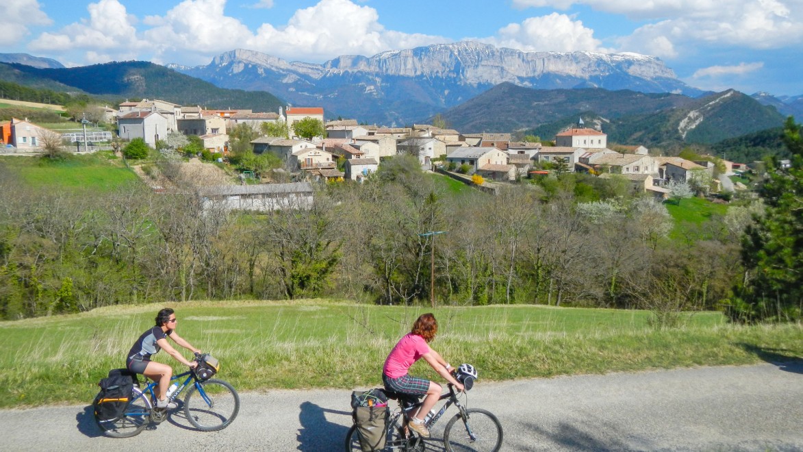 week-end vélo sur les petites routes de la Drôme