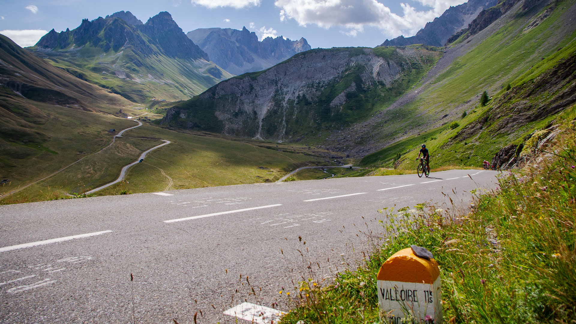 ascension du col du galibier en mode gravel