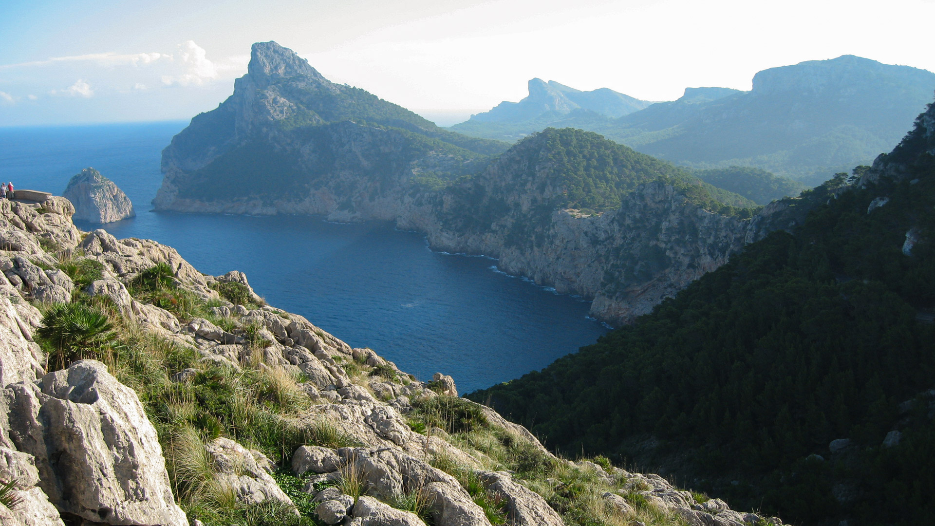 vue sur une crique du Cap Formentor