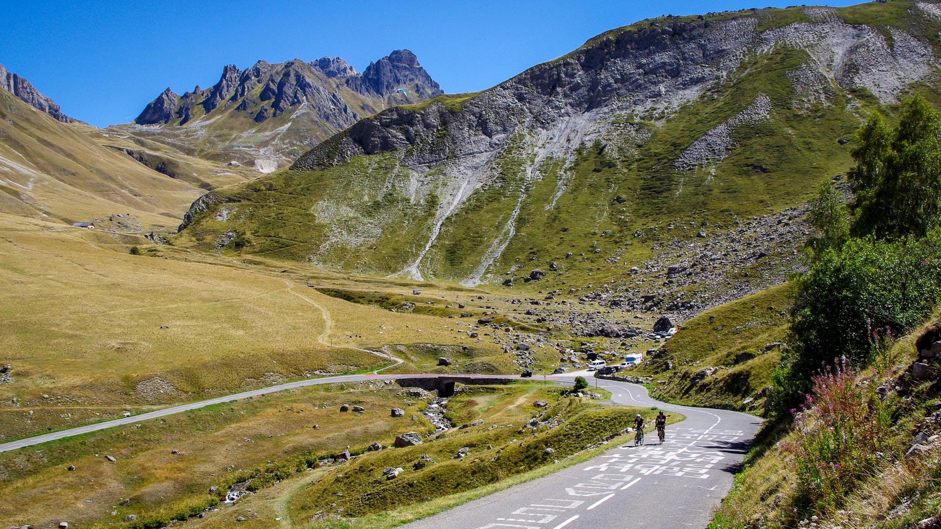 Le Plan Lachat, virage légendaire du Col du Galibier