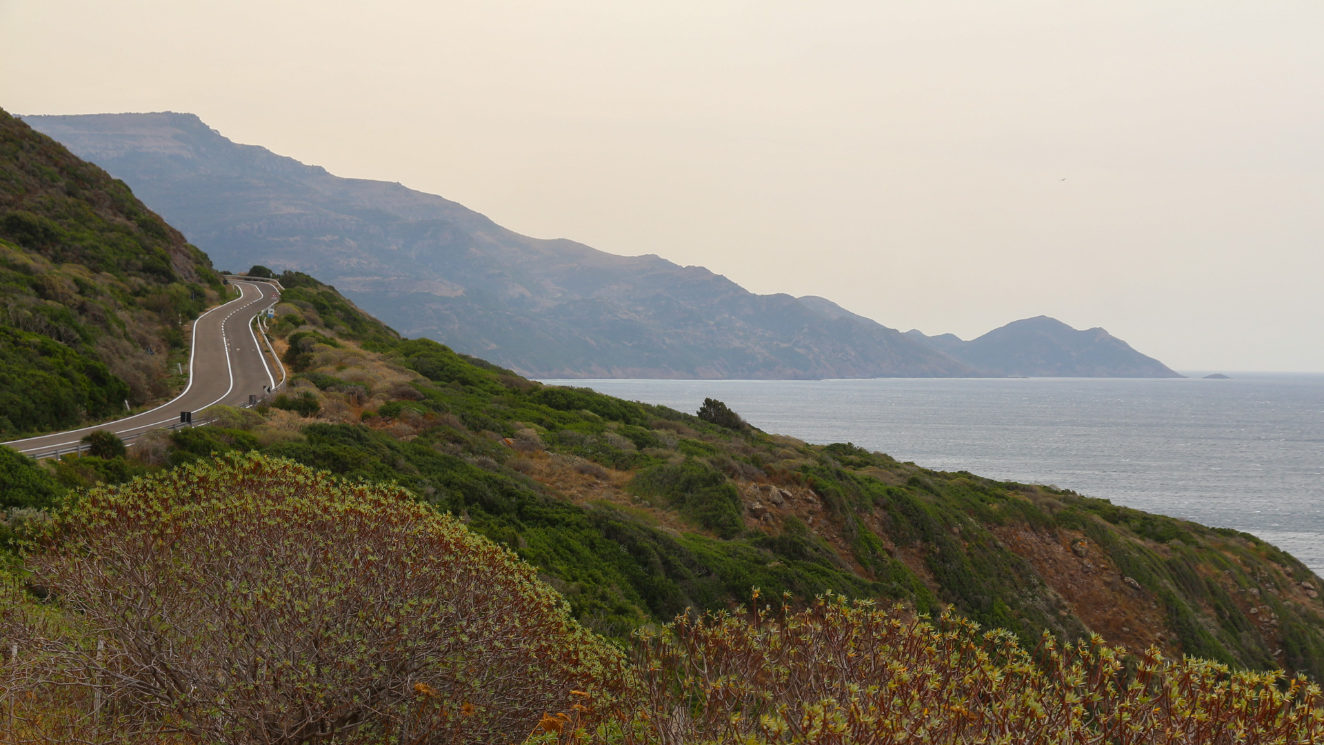 route bord de mer sardaigne