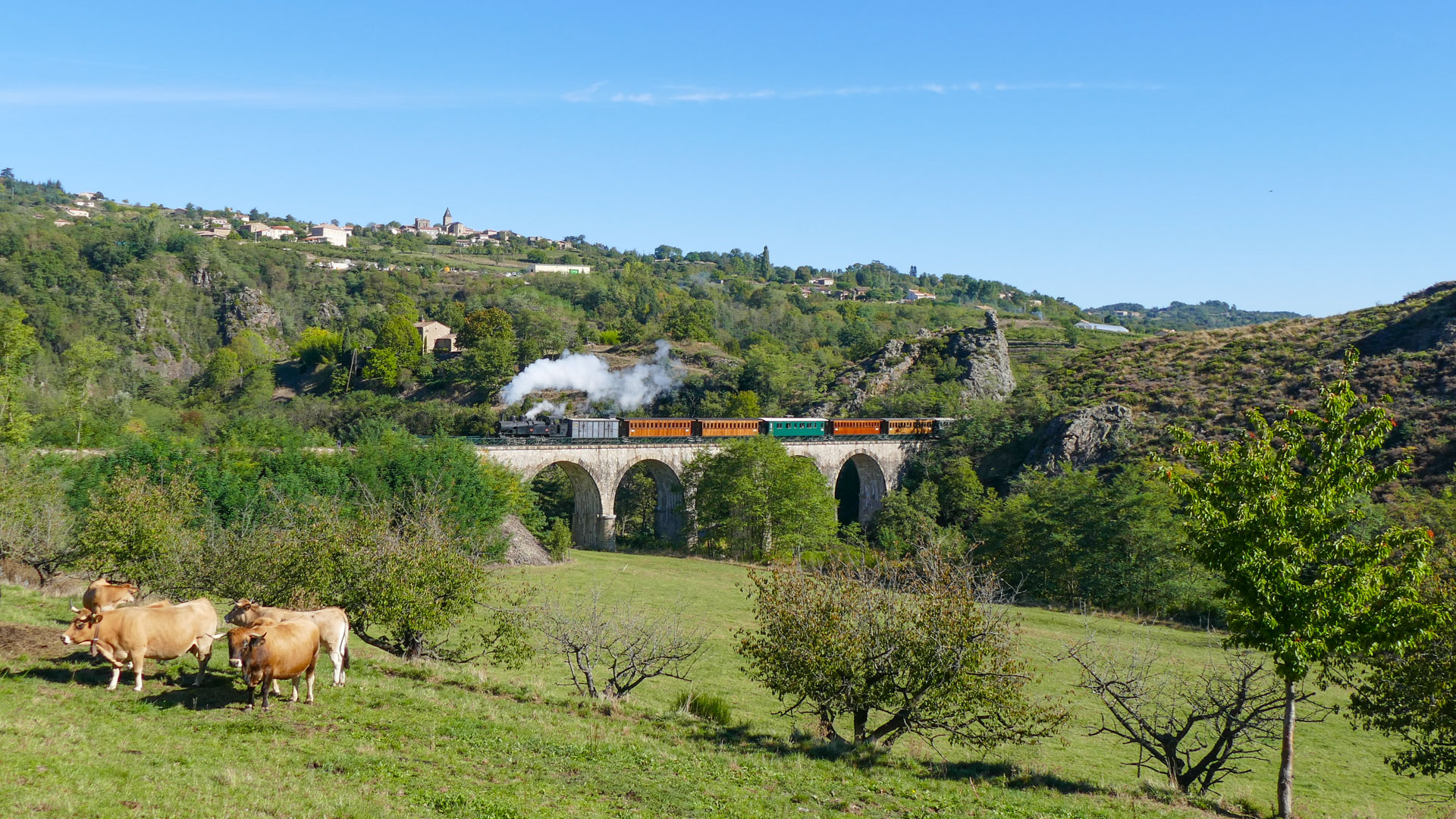 petit train à vapeur ardéchois