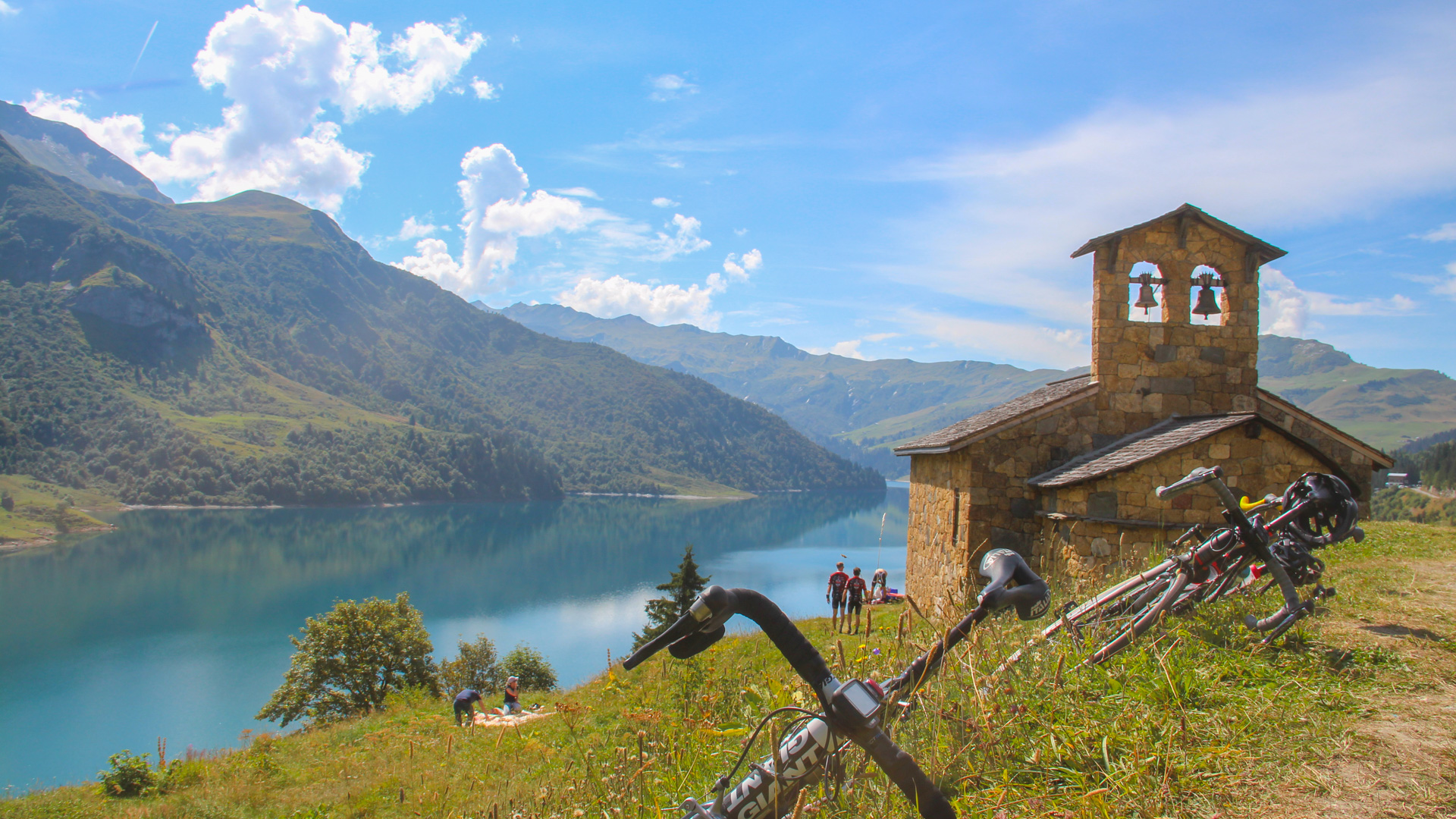 pique-nique à la chapelle du lac de Roseland