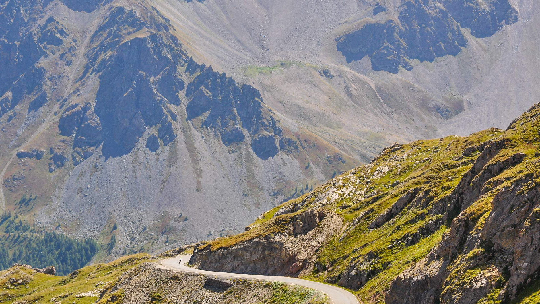 descente du col de Liseran