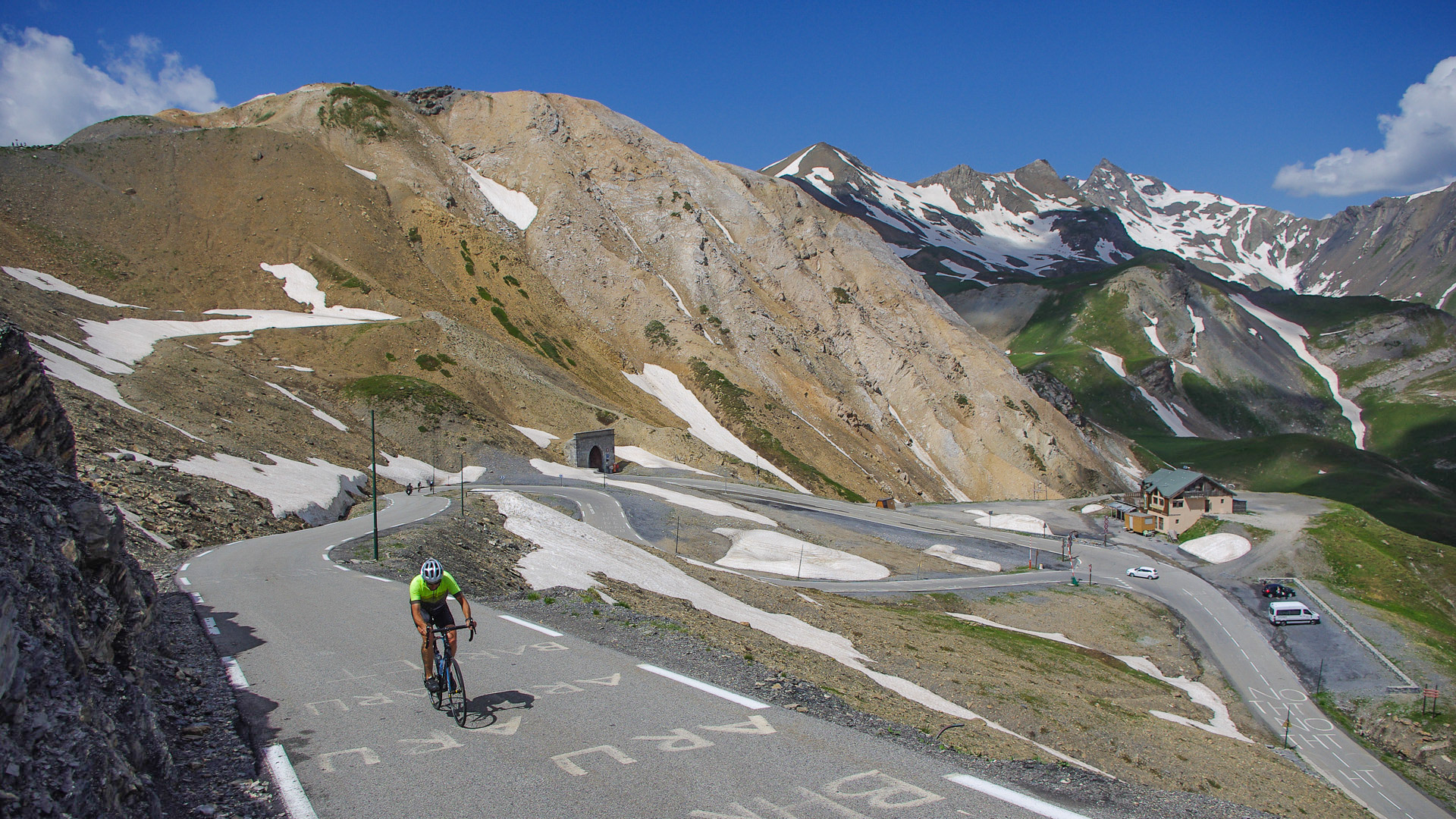 ascension du col du Galibier en vélo de route