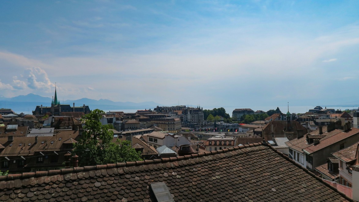 Vue sur les toits de Genève