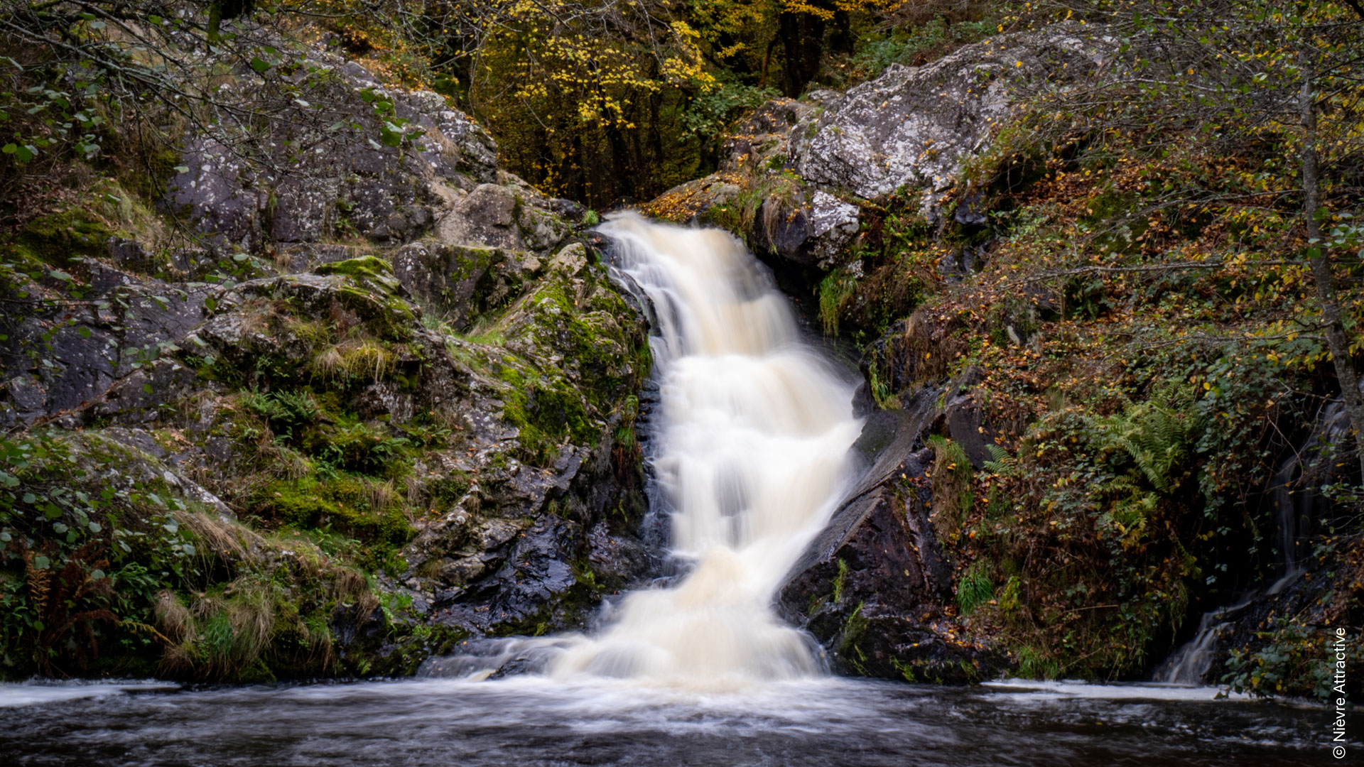 Cascade du Saut de Gouloux dans le Morvan