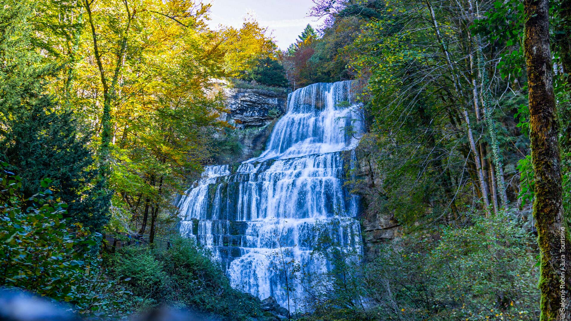 Cascade du Hérisson dans le Jura