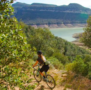 Vélo de route au printemps dans l'arrière pays niçois