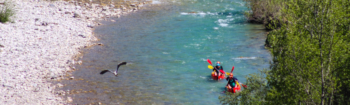 Vélo canoe rivière