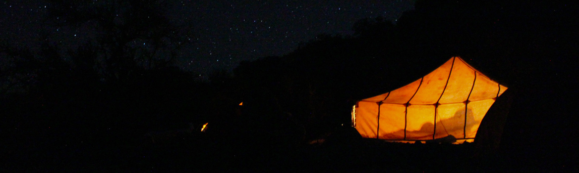 bivouac au Maroc sous les étoiles