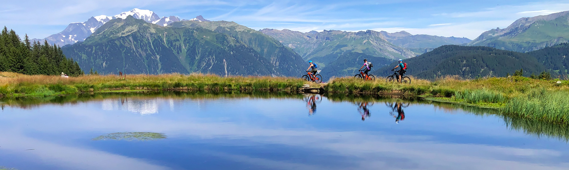 VTT électrique dans le massif du Beaufortain