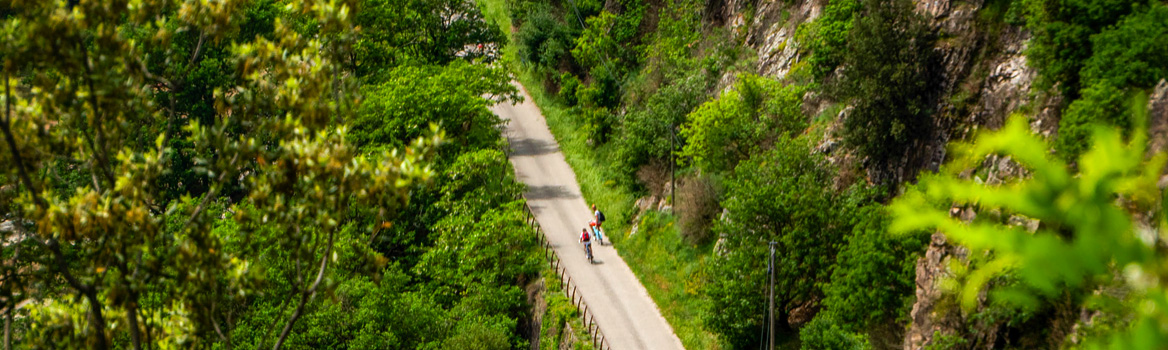 VTC sur les voies vertes d'Ardèche