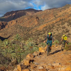 VTT dans l'Atlas au Maroc